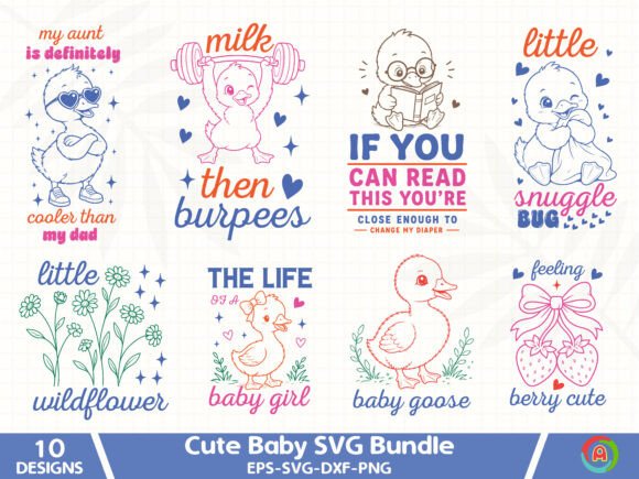 Download Cute Baby SVG Bundle, Baby &amp; Kids - Kid Collection