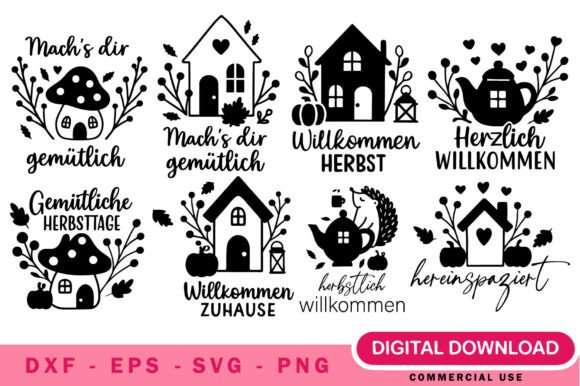 Download German Willkommen Home SVG Bundle - Home svg bundle Collection