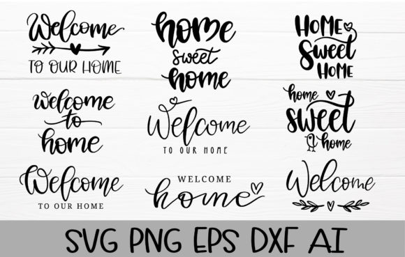 Download Home Sweet Home SVG Bundle for Cut File - Home svg bundle Collection